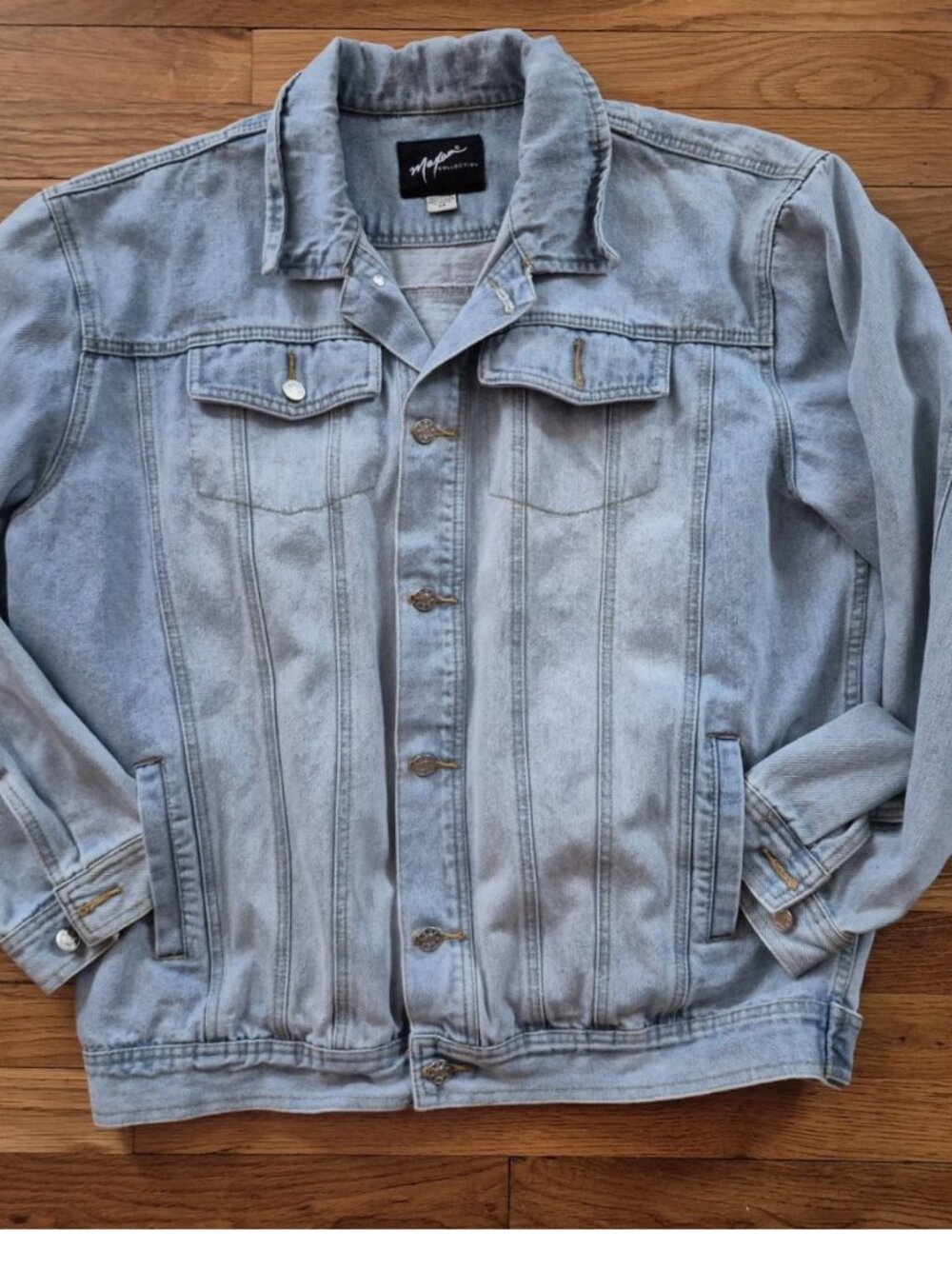 Vintage 90’s Y2K Jean Jacket - Light Wash Trucker Jacket Size 2XL Denim Jacket